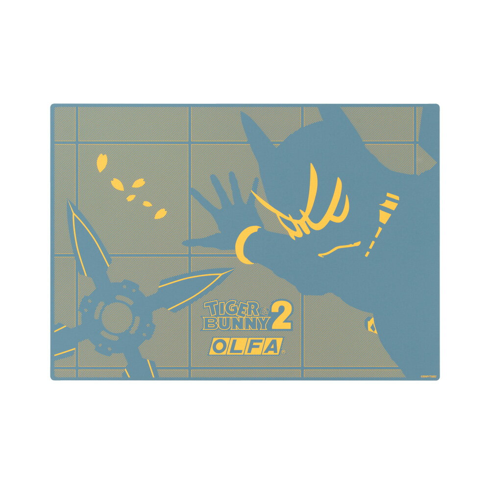 日本 OLFA 摺紙旋風 TIGER & BUNNY 2 切割墊 A3 /片 TB2-CM