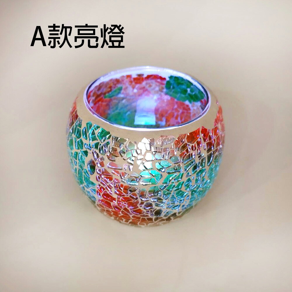 安森藝品x覓品竹北手作店-馬賽克玻璃藝術杯燈系列-共5款 6