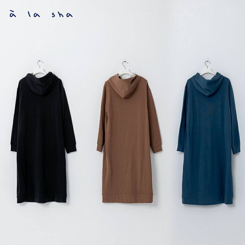 a la sha 舒適內刷毛maru連帽洋裝 4