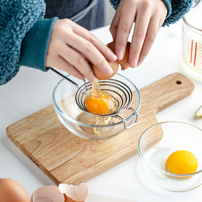 不銹鋼蛋清分離器家用雞蛋清過濾神器蛋液過濾網取蛋白器分蛋器