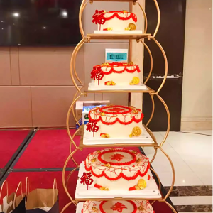 歐式創意新款多層蛋糕架子酒店婚慶婚禮生日壽宴蛋糕店拆裝展示架