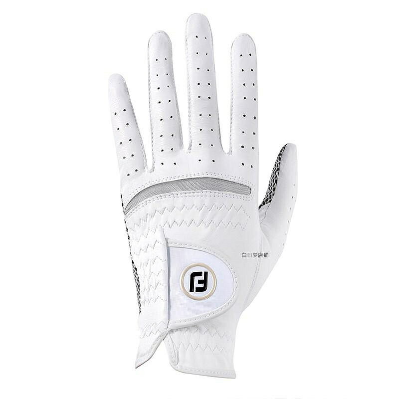 正品FootJoy FJ 高爾夫手套男士小羊皮耐磨手套運動舒適 Golf球手套防滑顆粒透氣