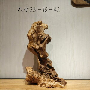 崖柏根雕擺件隨形壽星達摩財神觀音工藝品家居裝飾客廳木雕陳化料