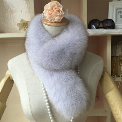 皮草毛領 狐狸毛圍巾-純色加厚保暖秋冬圍脖14色63g51【獨家進口】【米蘭精品】 1