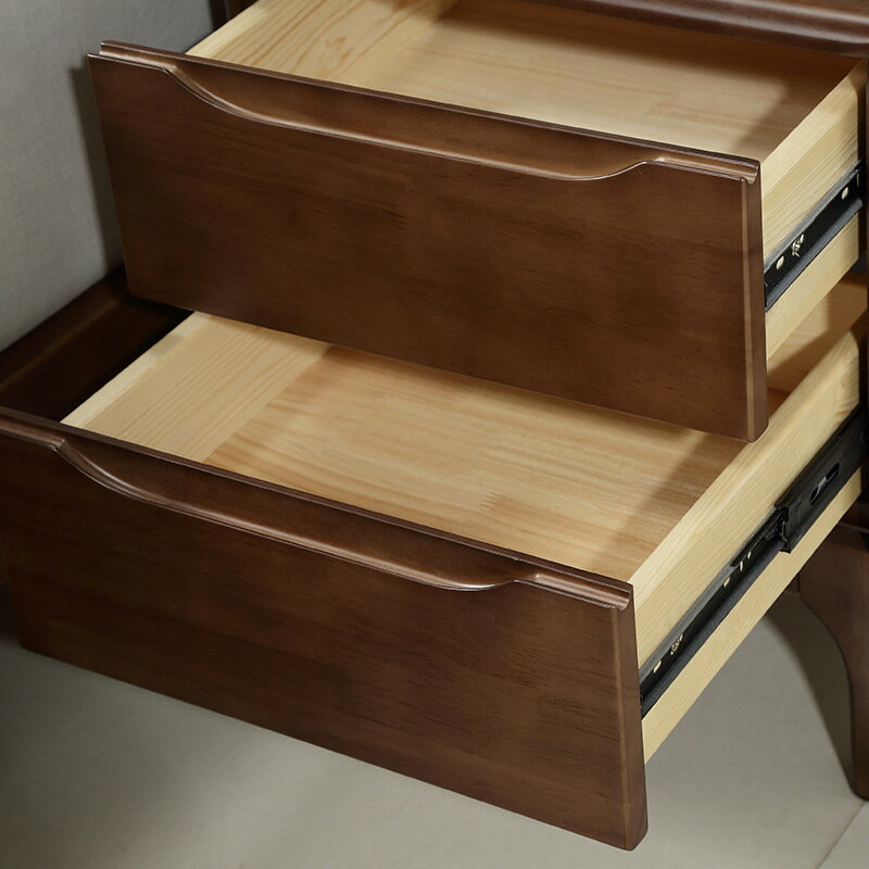 北歐全實木床頭櫃迷你小床邊櫃臥室簡約整裝收納櫃帶抽屜儲物櫃子