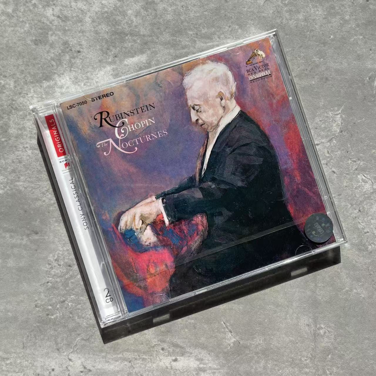【正版】肖邦夜曲全集 魯賓斯坦鋼琴演奏 2CD 古典名盤