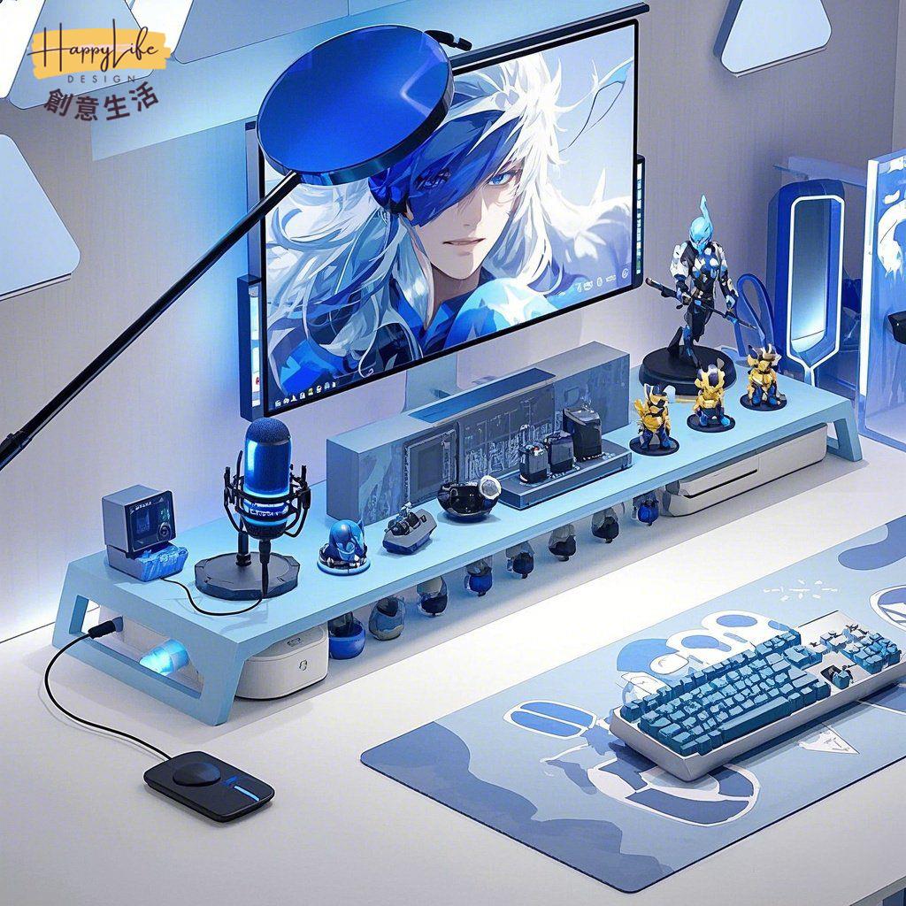 臺式電腦增高架帶USB擴充套件顯示器支架電競房桌面螢幕抬高架置物架[PP0604011]