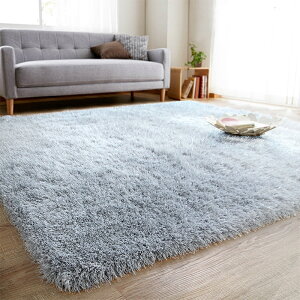地毯客廳北歐現代簡約茶幾灰色長毛臥室床邊飄窗加厚純色定制家用