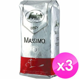 金時代書香咖啡 Segafredo Massimo 288 義式濃縮咖啡豆 1kg (2.2磅) 3入