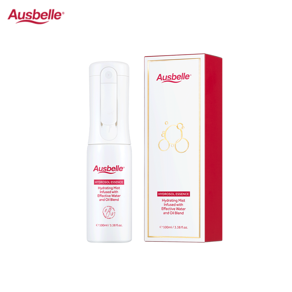 【 Ausbelle 】玫瑰水油精萃水 保濕噴霧 100ml (贈送濕敷綿)