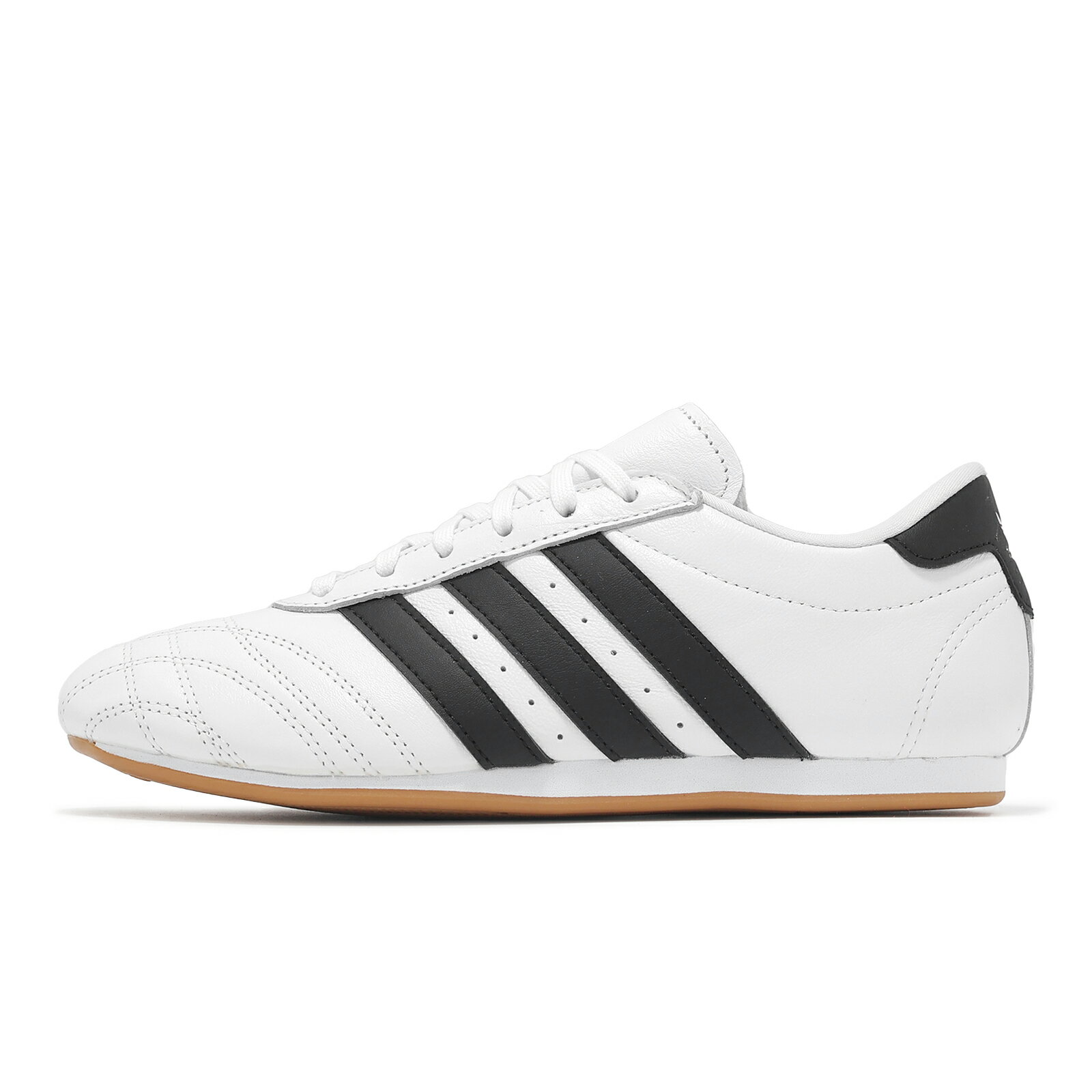adidas 跆拳道鞋 Taekwondo Lace  白 黑 皮革 JS1194