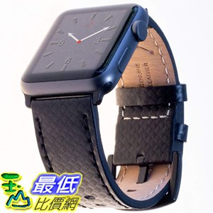 [7美國直購] 錶帶 Carterjett Compatible Apple Watch Band 38mm 40mm Genuine Leather Replacement Series 4 3 2 1 _d04