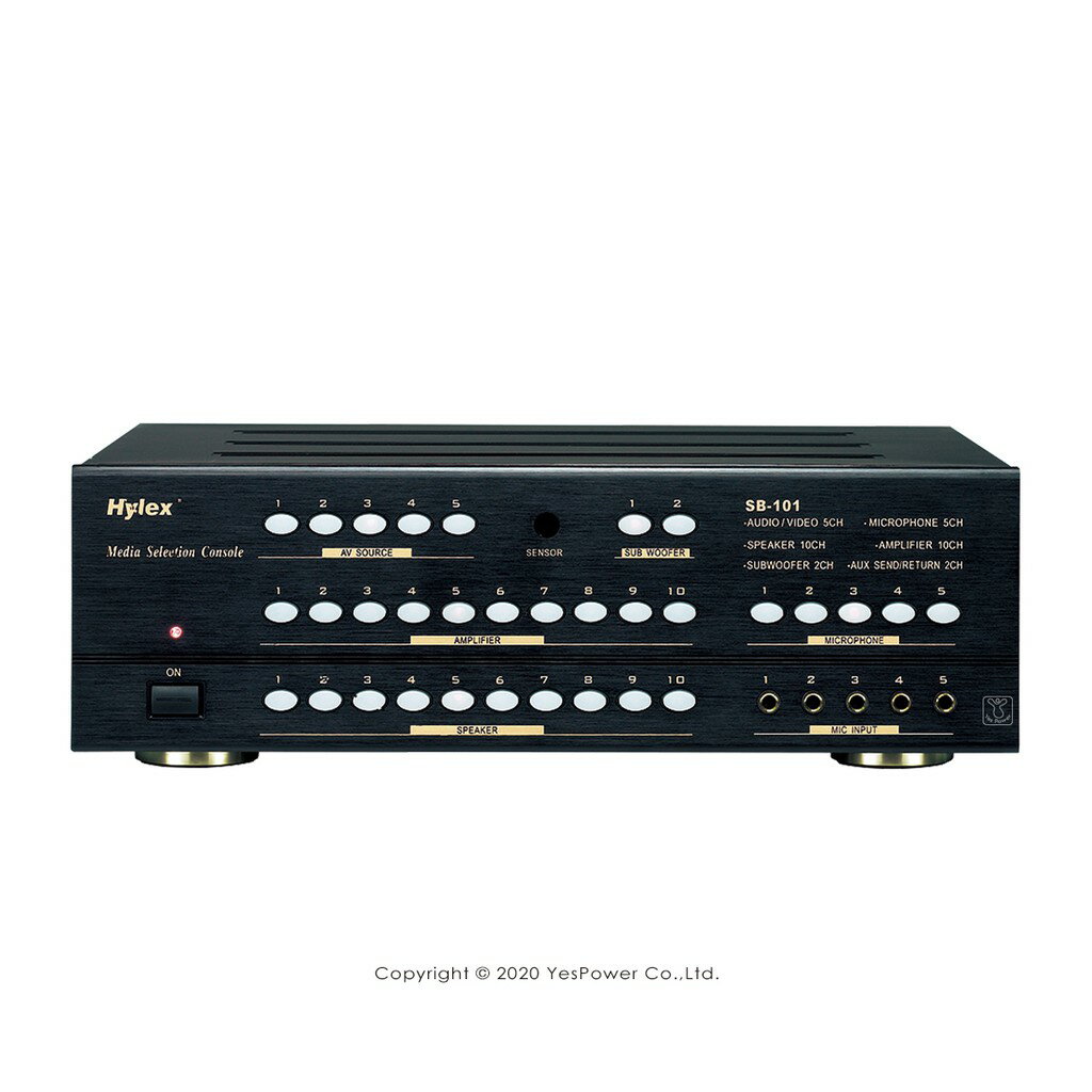 SB-101 Hylex 專業音響混合選擇器/可外接麥克風音效處理器/可外接等化器或音樂音效處理器