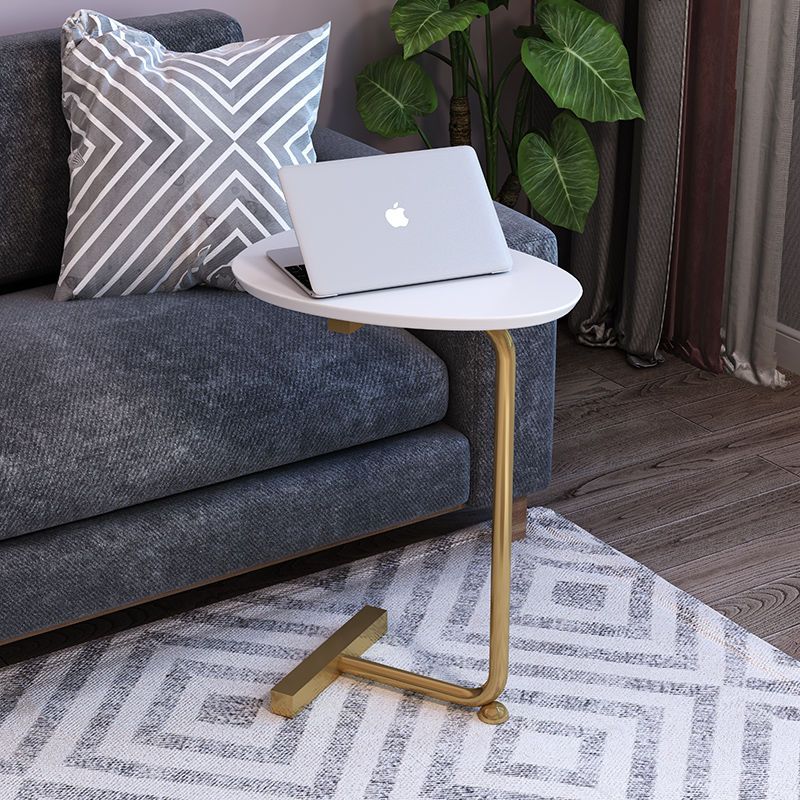 創意小邊桌實木小戶型迷你沙發邊幾角幾簡約現代鐵藝可移動床頭桌