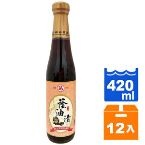瑞春黑豆蔭油膏420ml(12入)/箱【康鄰超市】