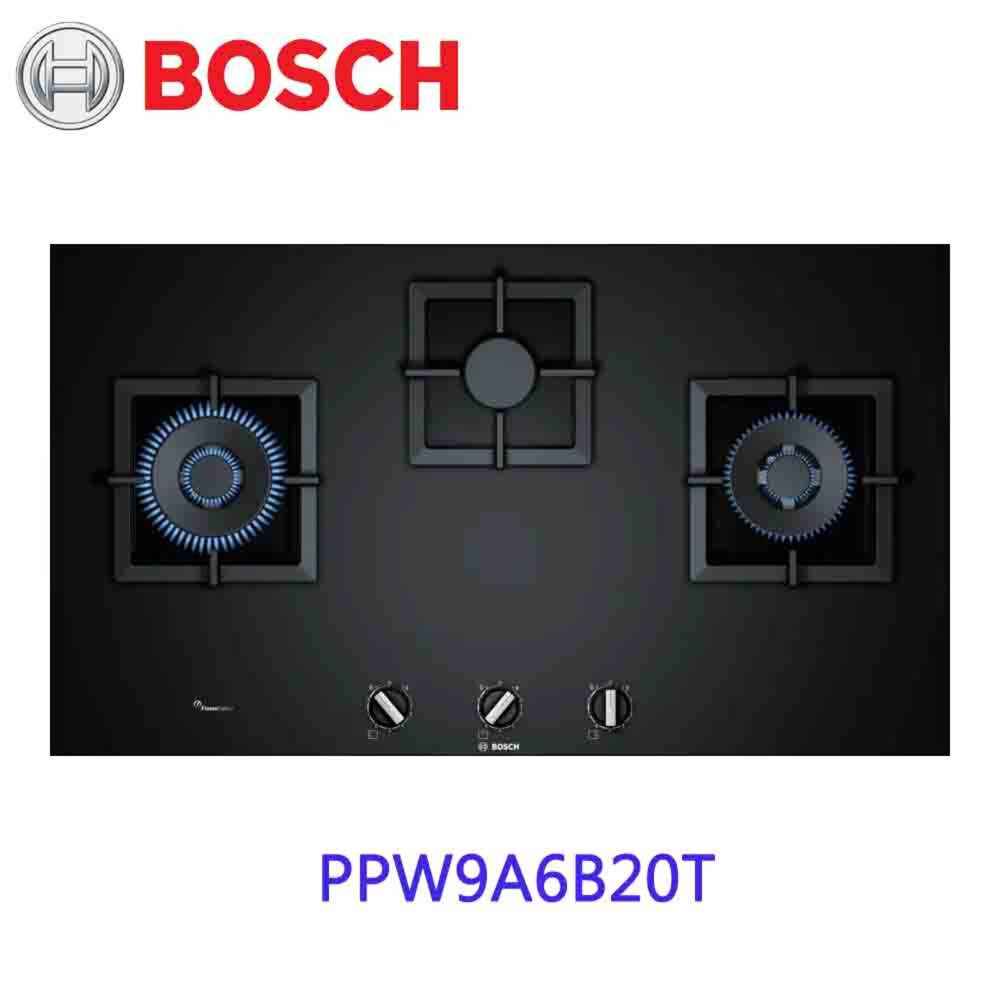 BOSCH 博世 PPW9A6B20T 瓦斯爐 90cm 【KW廚房世界】