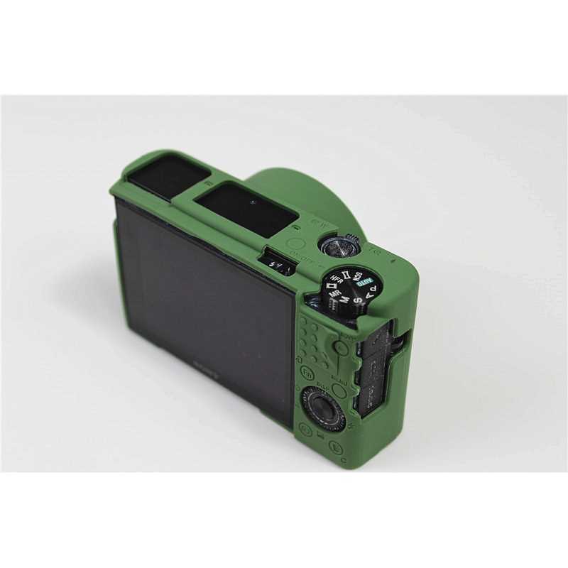 適用於索尼DSC-RX100VII卡片相機包 黑卡外殼 RX100M7矽膠保護套 d7251