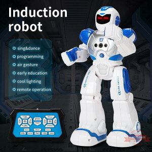智能早教機器人 唱歌紅外感應機械戰警 兒童遙控電動玩具