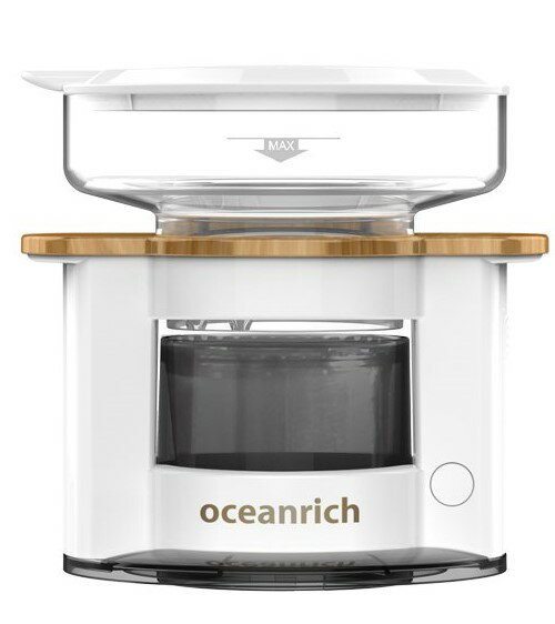 金時代書香咖啡 Oceanrich S2 單杯旋轉萃取咖啡機 木紋款系列 白色 S2-01OVW