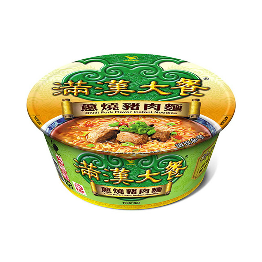 【史代新文具】滿漢大餐 蔥燒豬肉麵/泡麵 (12入/箱)
