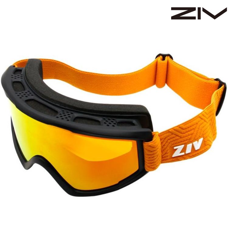 ZIV ASIAN 男款 雪鏡/滑雪風鏡 霧黑框/電黑紅多層鍍膜 S4 G006023