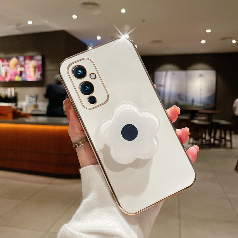 適用於一加9手機殼1+9pro電鍍1+九tr支架一加九r女新款1+9r軟矽膠