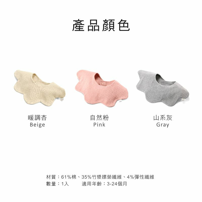 KUKU PLUS竹纖羅紋造型圍兜(多款可選)★衛立兒生活館★