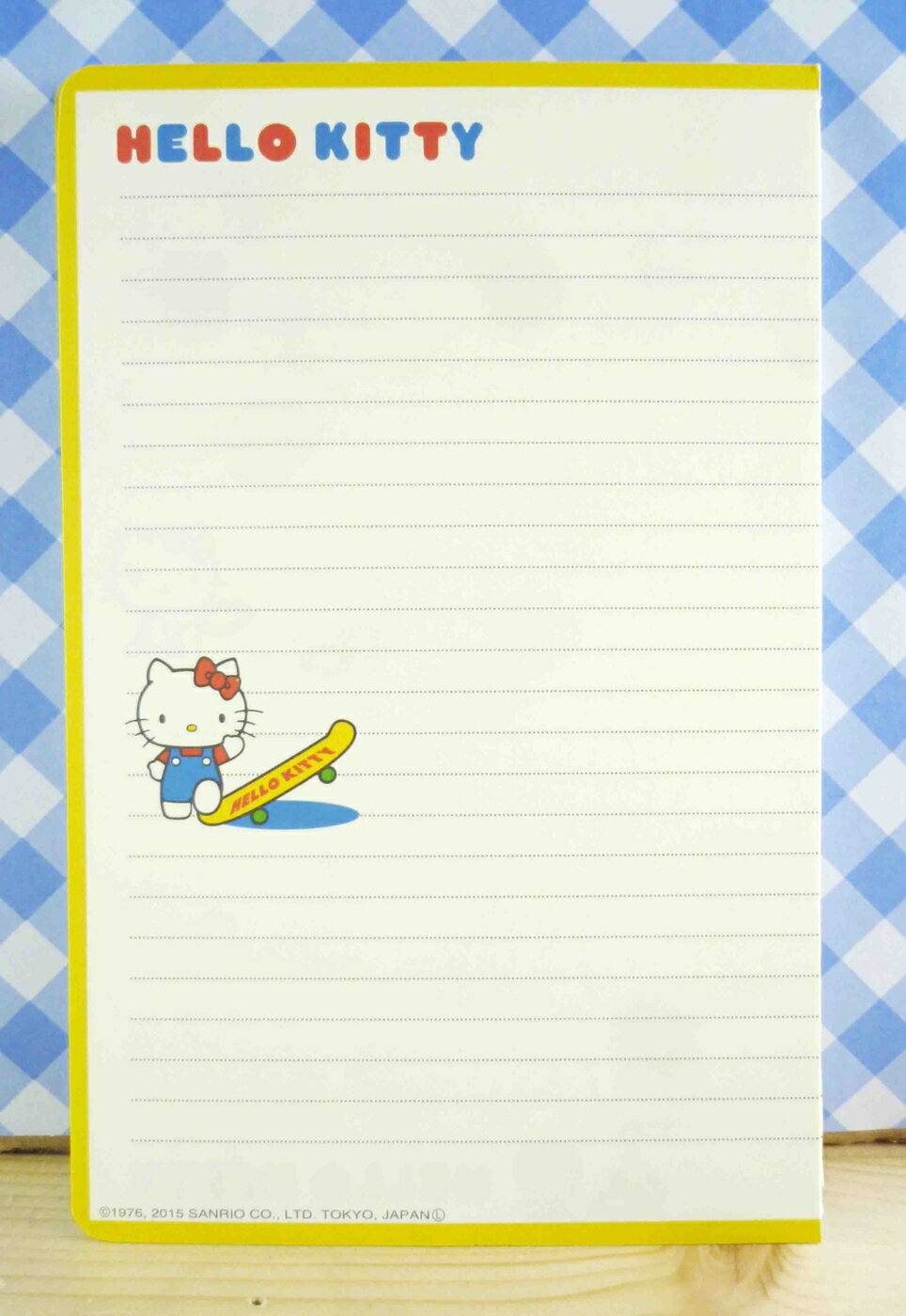 【震撼精品百貨】Hello Kitty 凱蒂貓 kitty便條紙-滑板(小) 震撼日式精品百貨