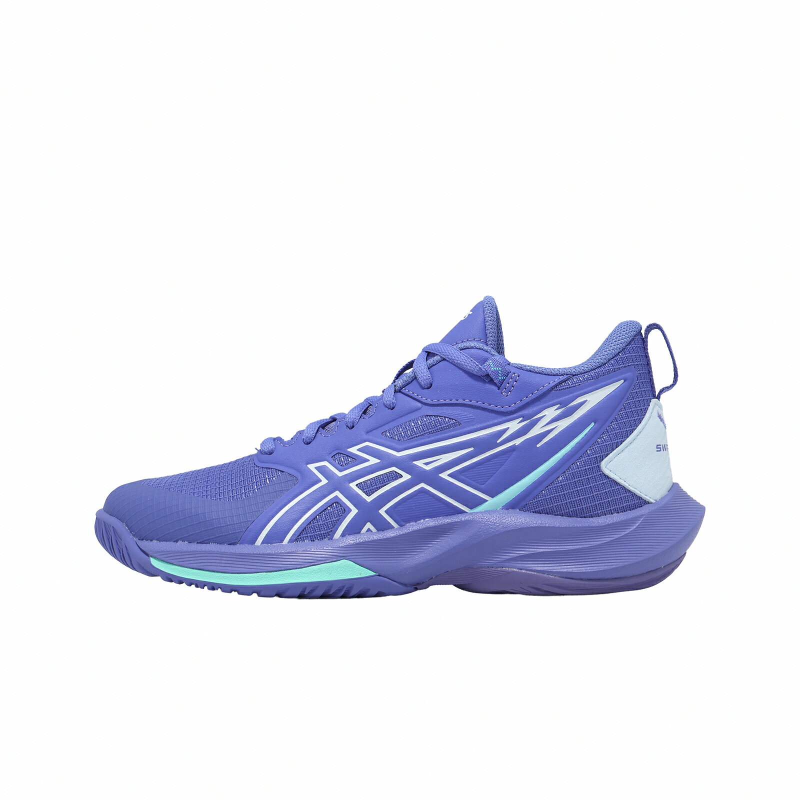 Asics 亞瑟士 籃球鞋 Swiftace GS 大童 女鞋 藍 包覆 緩震 運動鞋 1064A022400