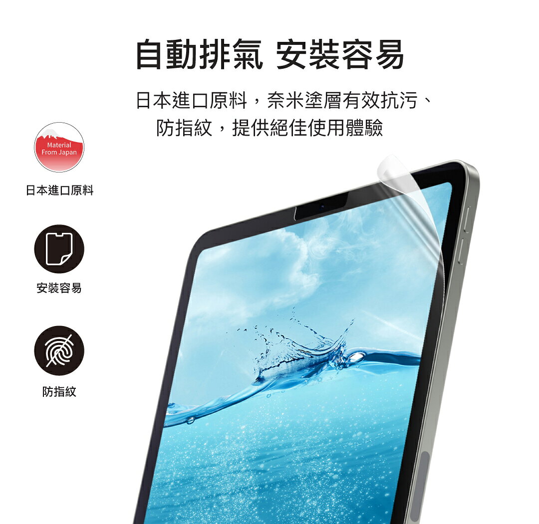 SwitchEasy Defender+ 抗菌 防刮 保護膜 iPad Pro 11 12.9 10.9 6 SwitchEasy Defender+ 抗菌 防刮 保護膜 iPad Pro 11 12.9 10.9 6