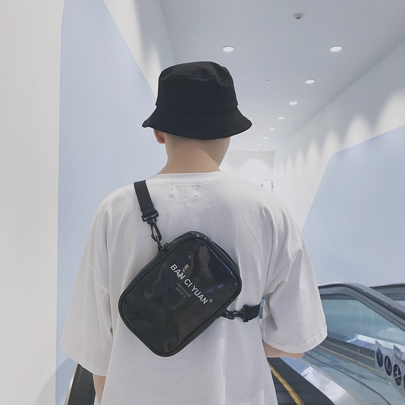 FINDSENSE品牌 韓國 新款 百搭時尚 嘻哈挎包 單肩包 腰包 錢包 側背包 斜跨小包包 旅行包 潮流
