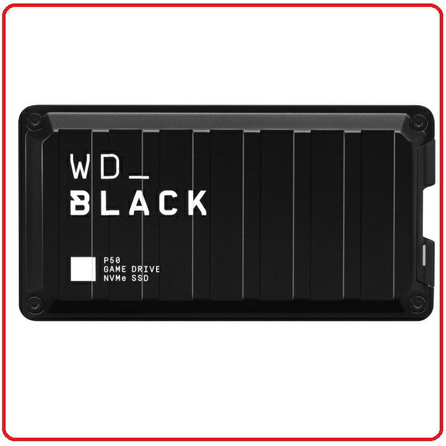 WD 威騰BLACK黑標 P50 Game Drive 1TB 電競外接式固態硬碟 USB 3.2 Gen 2x2/Type-C