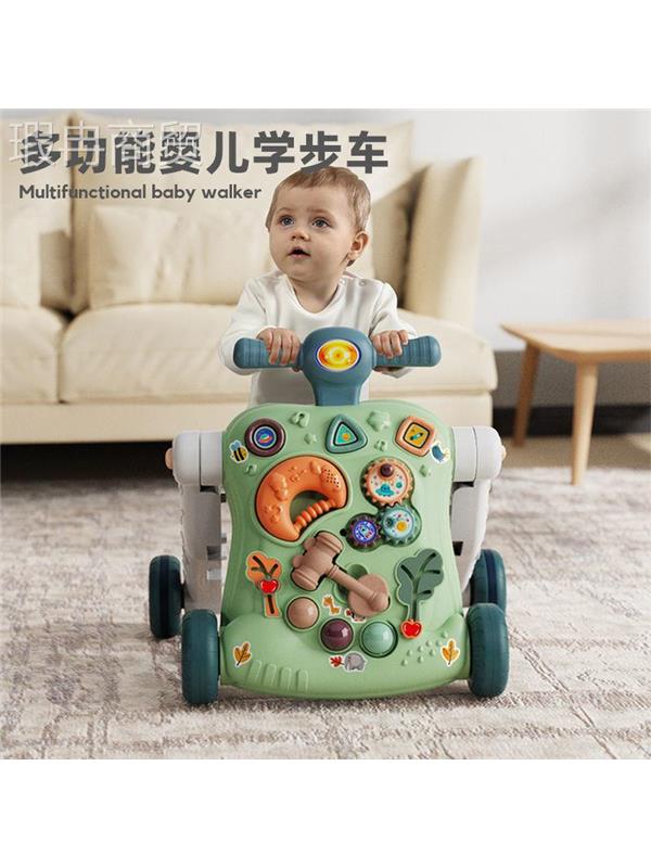 兒童學步車嬰兒多功能手推車玩具 寶寶防o型腿防側翻音樂學步推車