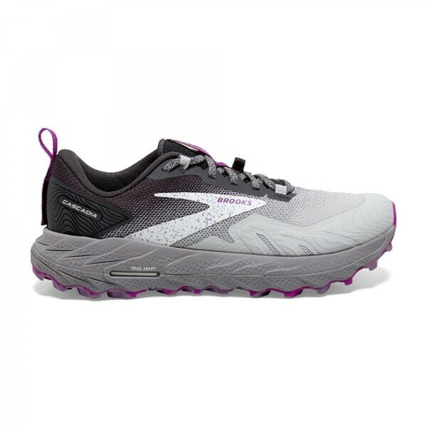 Brooks Cascadia 17 [1203921D028] 女 越野鞋 慢跑鞋 運動 避震 緩衝 寬楦 灰 黑