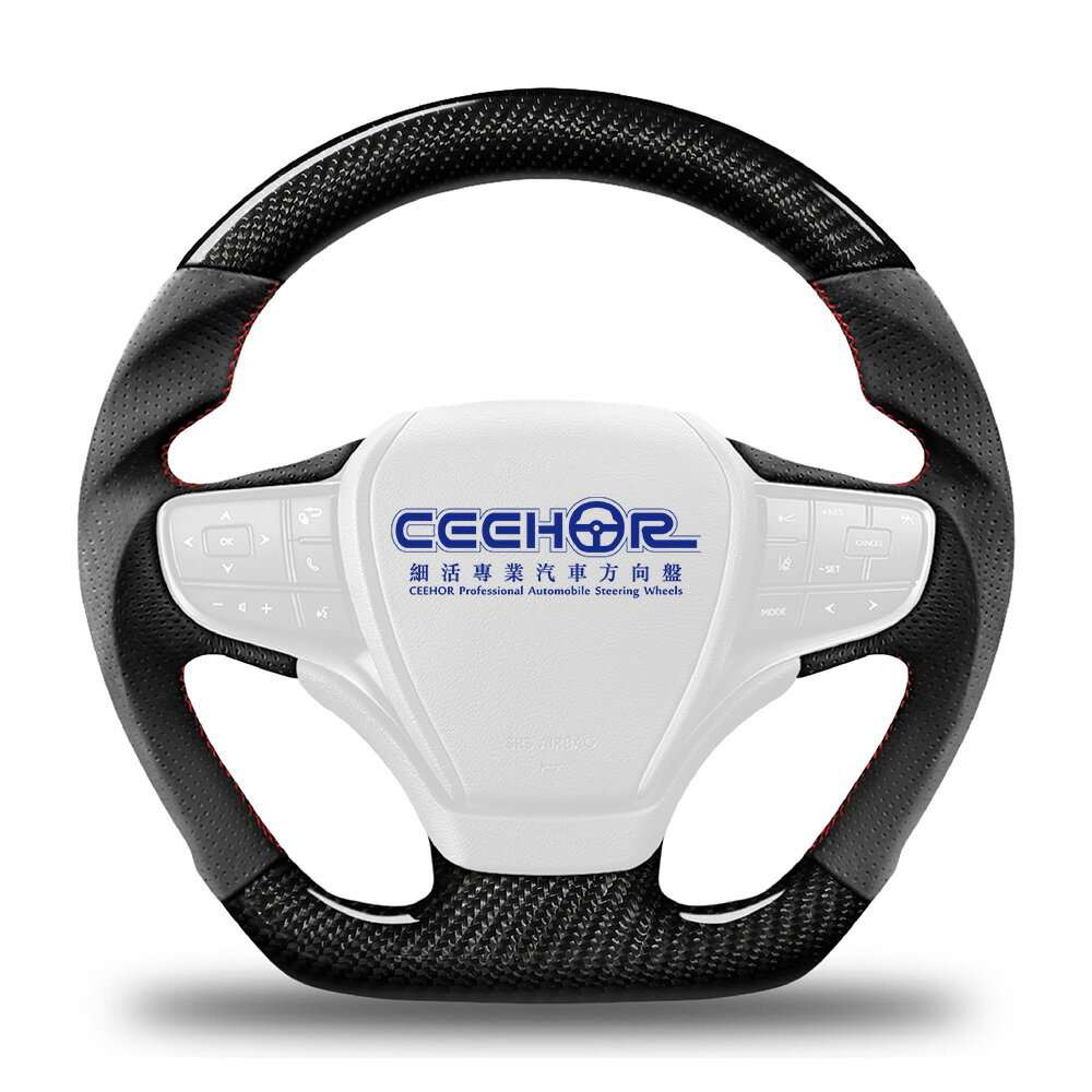 [細活方向盤] 正碳纖維款 ES LS UX LEXUS 凌志 變形蟲方向盤