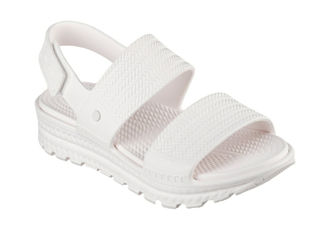 2025新款 SKECHERS ARCH FIT 女款 白色涼鞋 防水一體成型 111461WHT (G4) [陽光樂活]