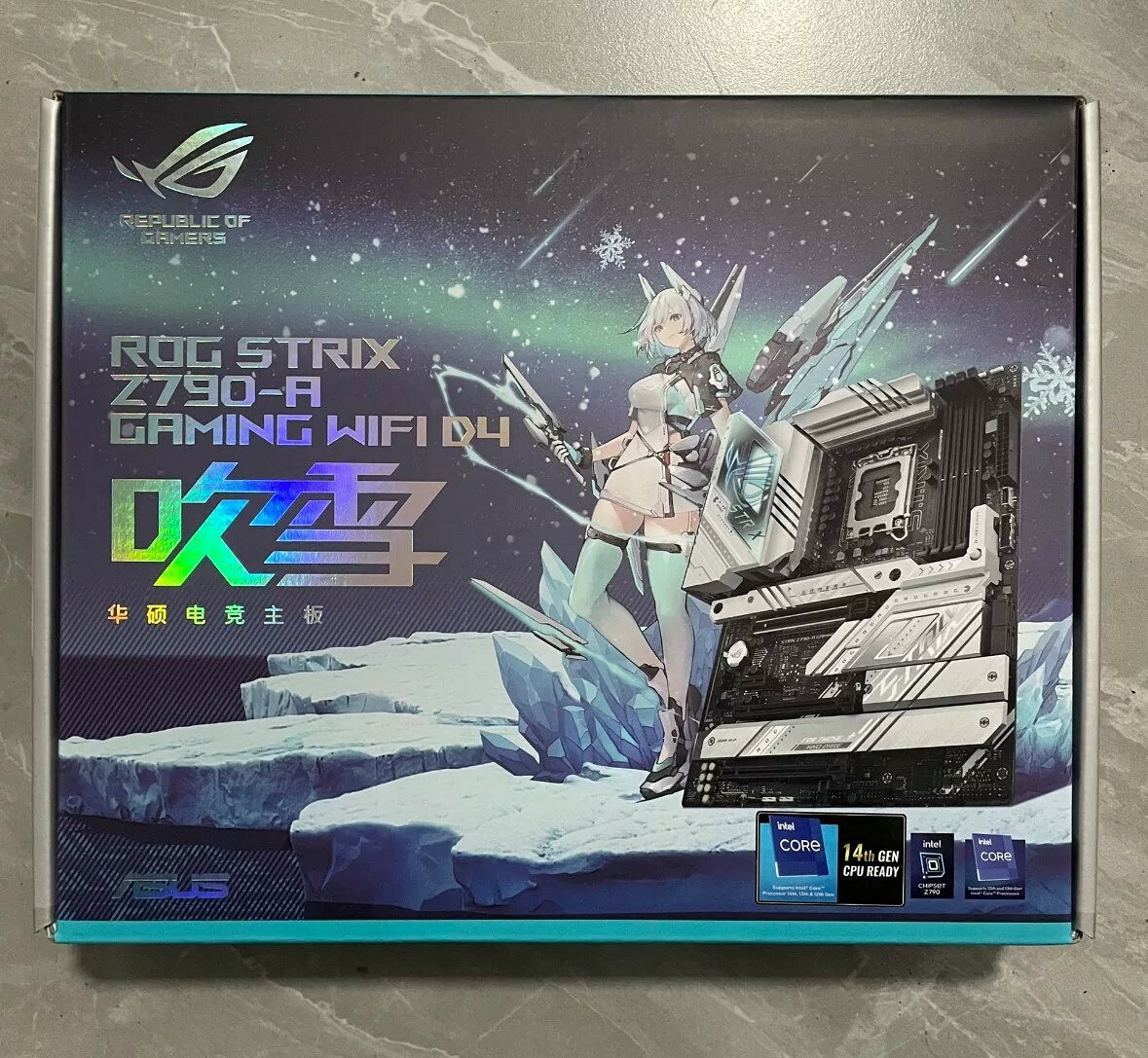 華碩ROG STRIX Z790-A 電競主機板 WIFI支援 箱說全 現貨 支援13代CPU SSD散熱片