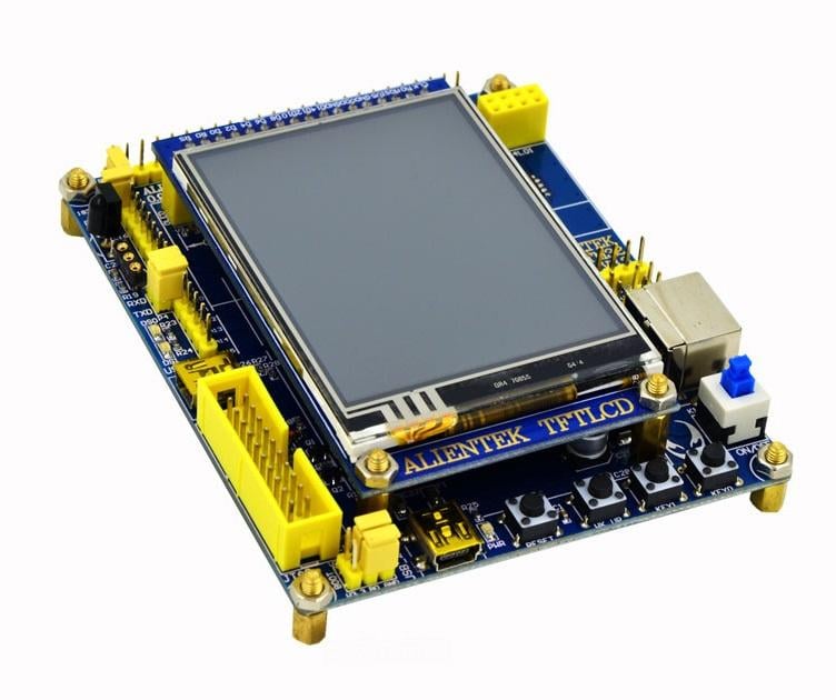 【可開發票】【微控制器科技】正點原子 ALIENTEK STM32F103RCT6 開發板 v3.0 2.8寸觸控螢幕