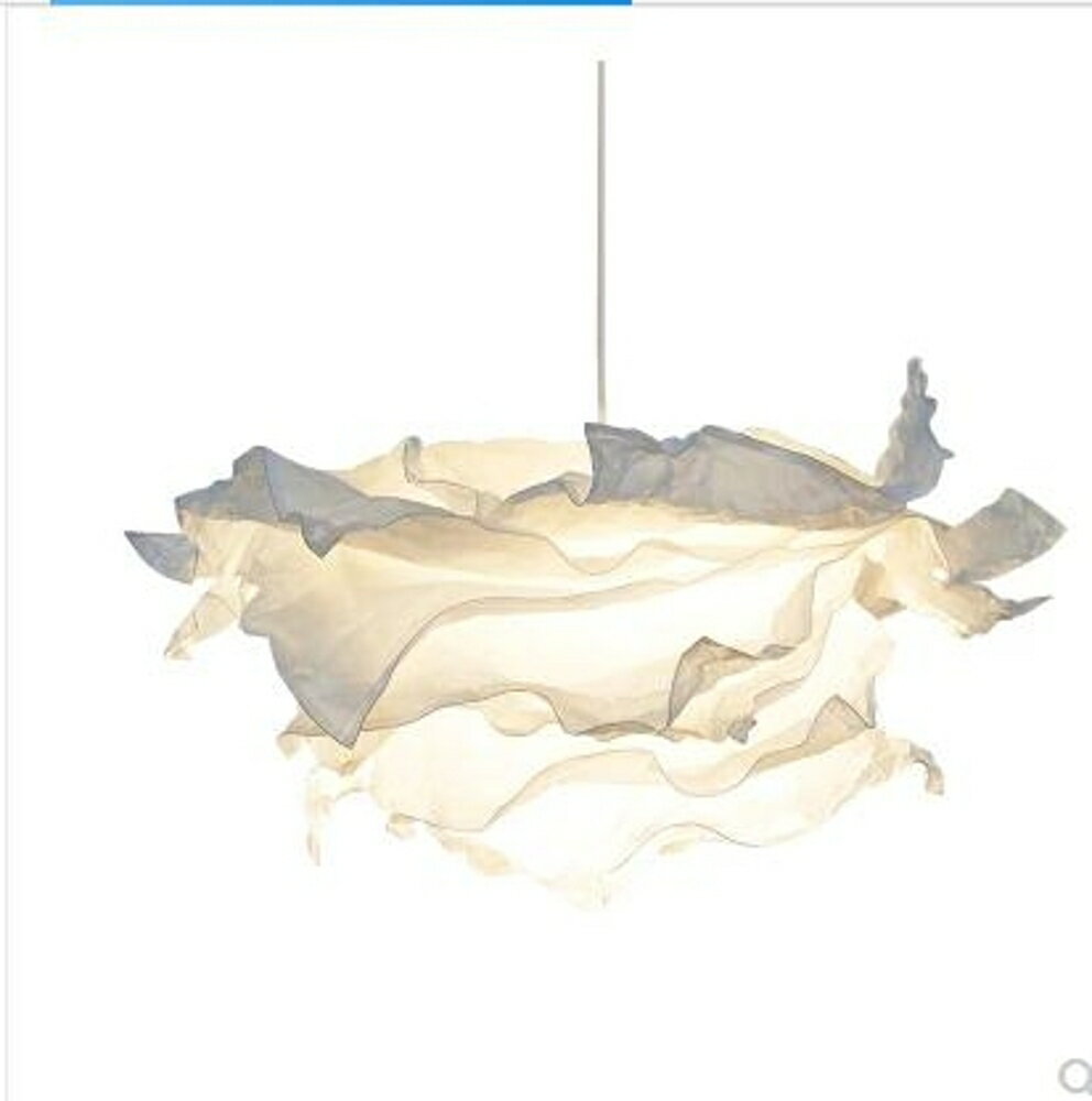 宜家國內代購克魯寧吊燈罩個性創意餐廳燈紙質簡約裝飾云朵吊燈 母親節禮物