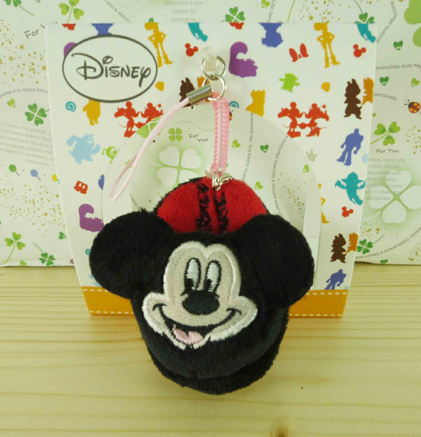 【震撼精品百貨】Micky Mouse 米奇/米妮 防塵吊飾-米奇絨毛 震撼日式精品百貨