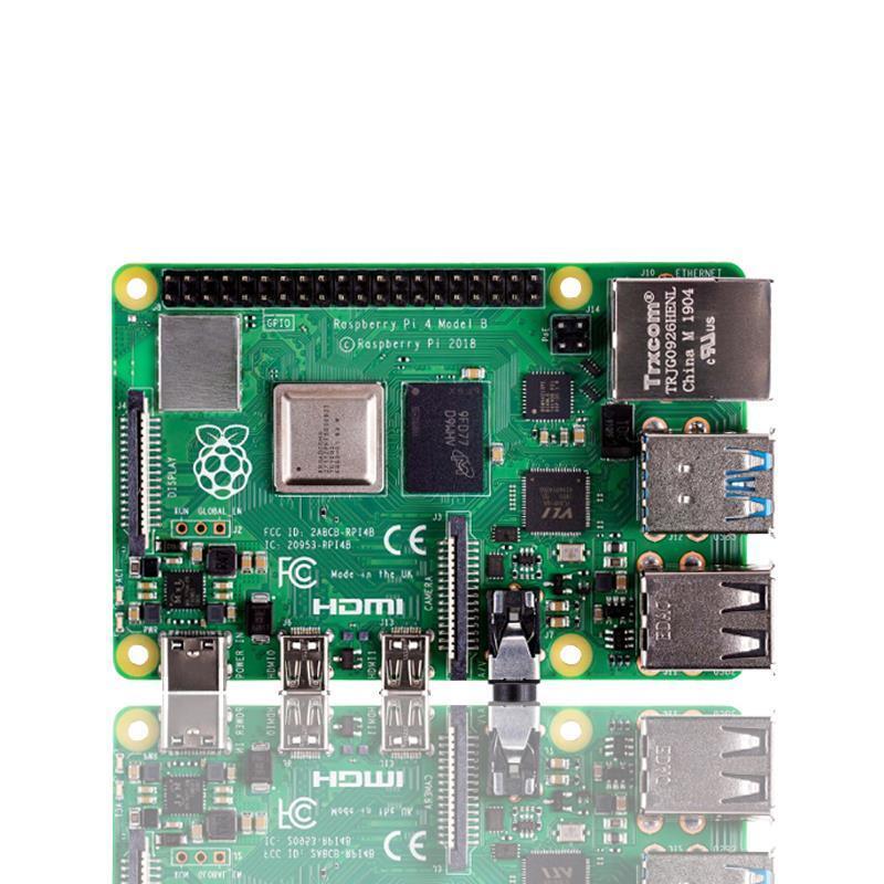 【新店鉅惠】樹莓派4代B型英產RaspberryPi4B人工智能主板開發板小電腦套件