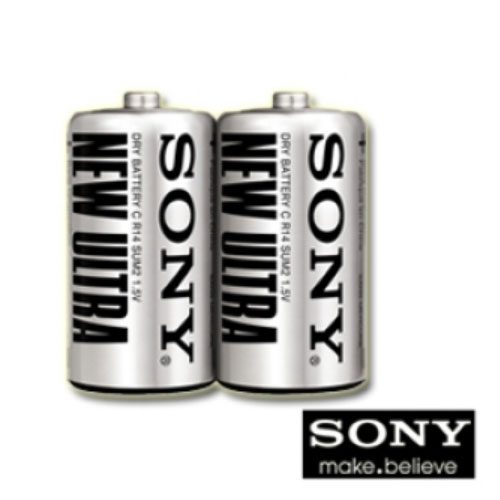 <br/><br/>  【SONY 電池】2號 碳鋅電池/碳鋅乾電池/碳性電池 (2入/封)<br/><br/>
