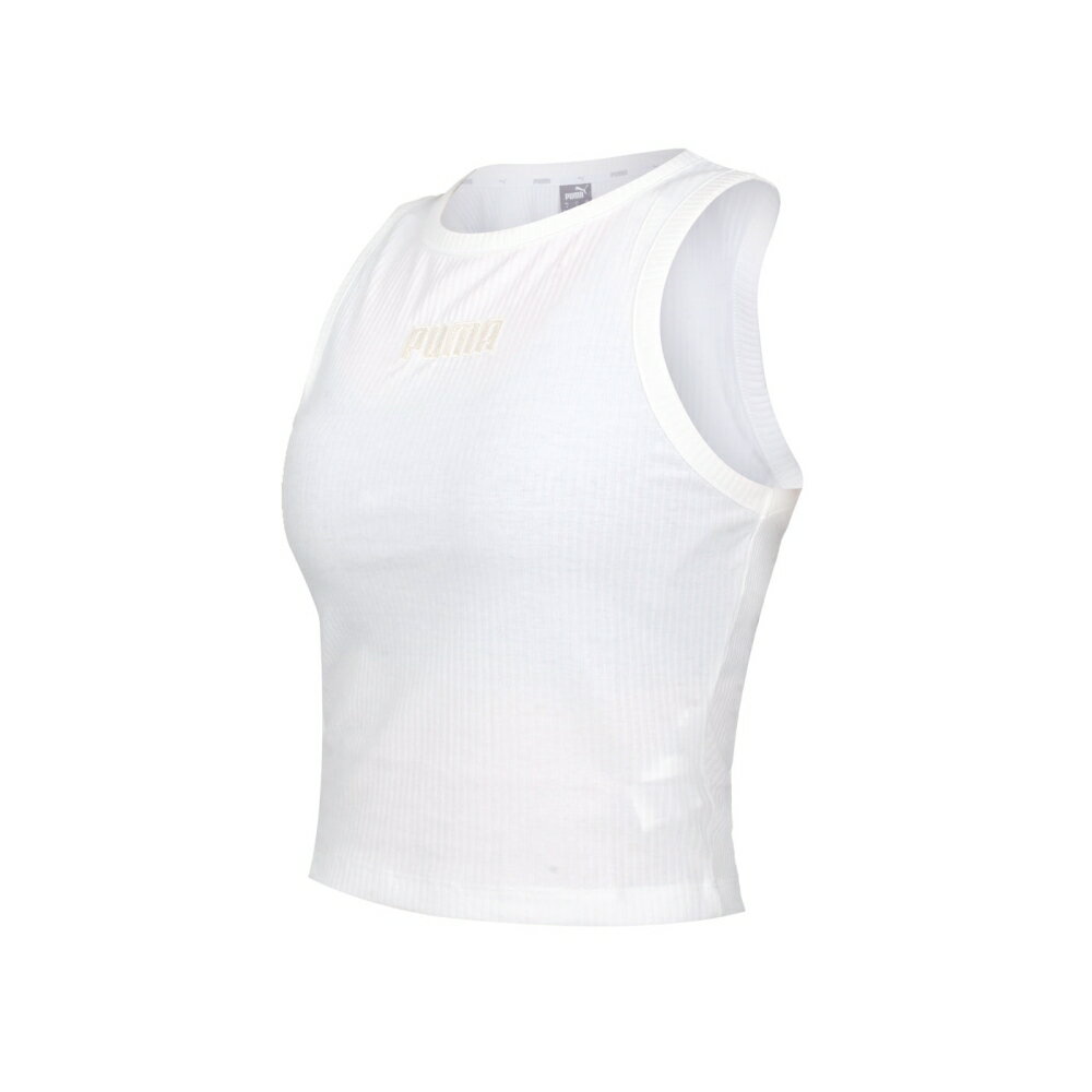 PUMA 女基本系列Modern Basics羅紋休閒背心(歐規 無袖上衣 運動背心「58593102」≡排汗專家≡