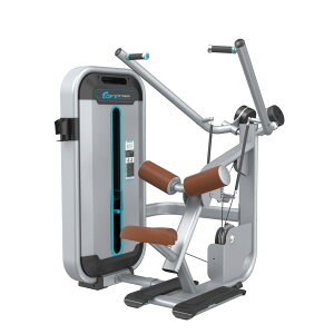 室內專用高位下拉訓練器械健身房用平橢管高拉背健身器材