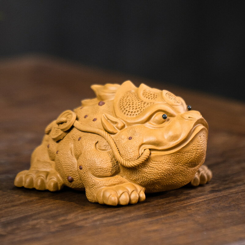招財蟾 富貴坊』【開光】鑲鑽金蟾蜍，蟾蜍，金蟾，三腳蟾蜍，招財蟾蜍