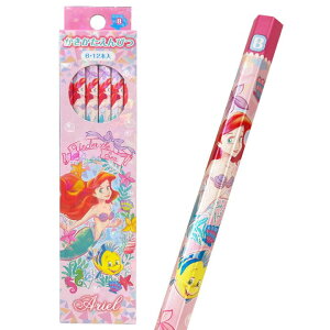 六角鉛筆組 B 12入-迪士尼公主 DISNEY Ariel 小美人魚 愛麗兒 日本進口正版授權