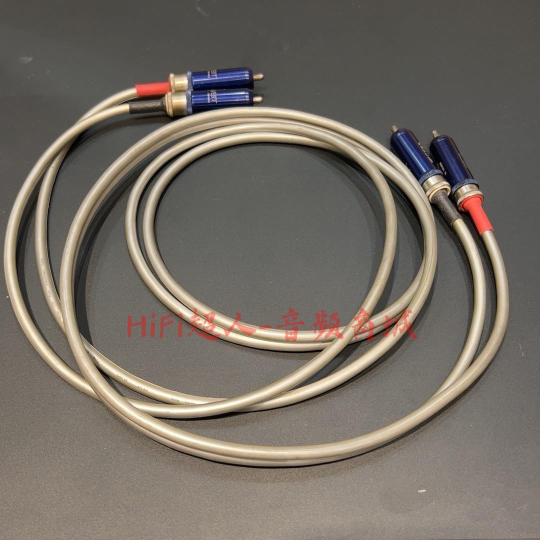 英國 AUDIO NOTE AN VX 9999銀 REFERENCE SILVER參考銀信號線 Wbt0110AGRCA端子 1.5米保真【HiFi超人-音訊