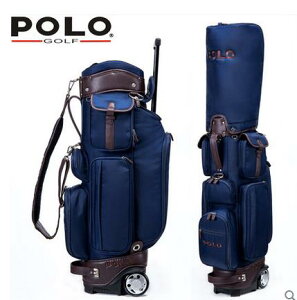 包郵POLO新款高爾夫球包 男款高爾夫包輕便拉桿帶輪子高爾夫球袋