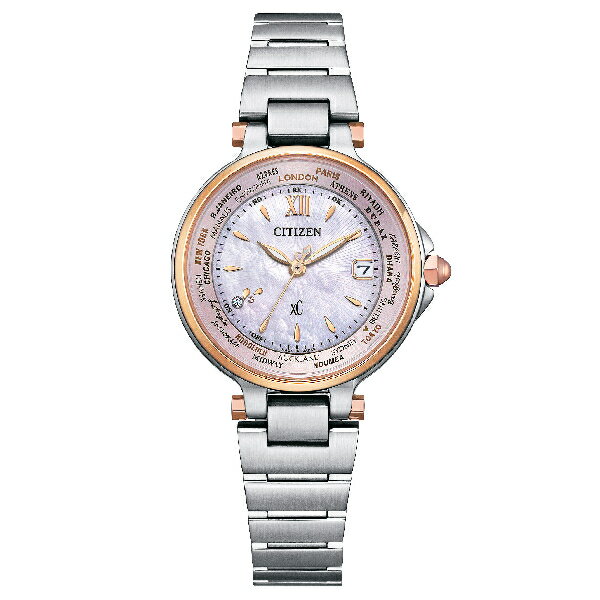 CITIZEN星辰 EC1011-62W 都市麗人光動能白蝶貝面萬年曆時尚腕錶 29.0mm｜樂天全館特惠中★指定刷卡回饋10%