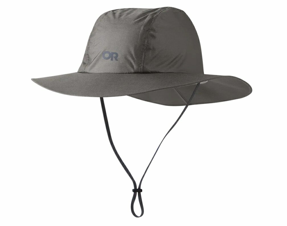 【【蘋果戶外】】Outdoor Research OR279927 0008 Helium Rain Full Brim Hat 防水抗紫外線透氣中盤帽 圓盤帽